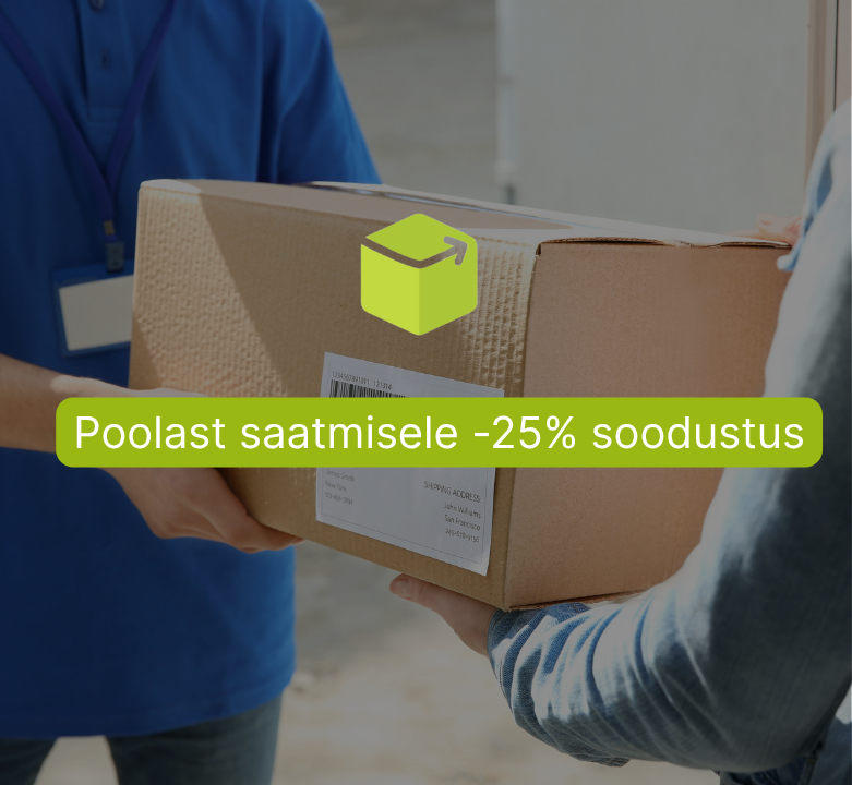 Soodsam saatmine Poolast: –25% allahindlust
