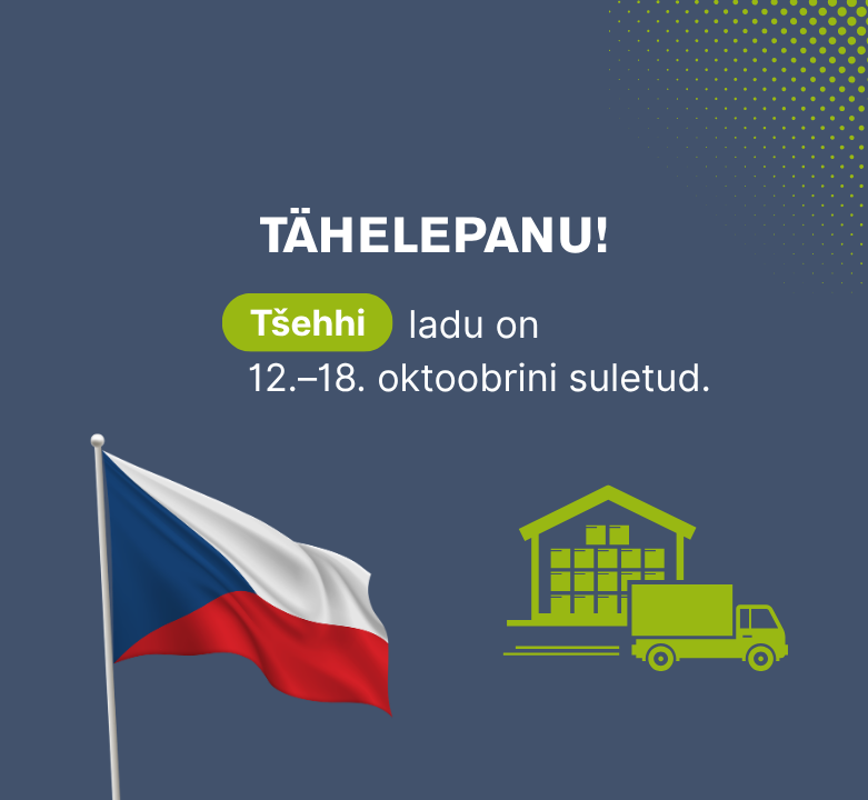 Oluline info Tšehhist tellijatele